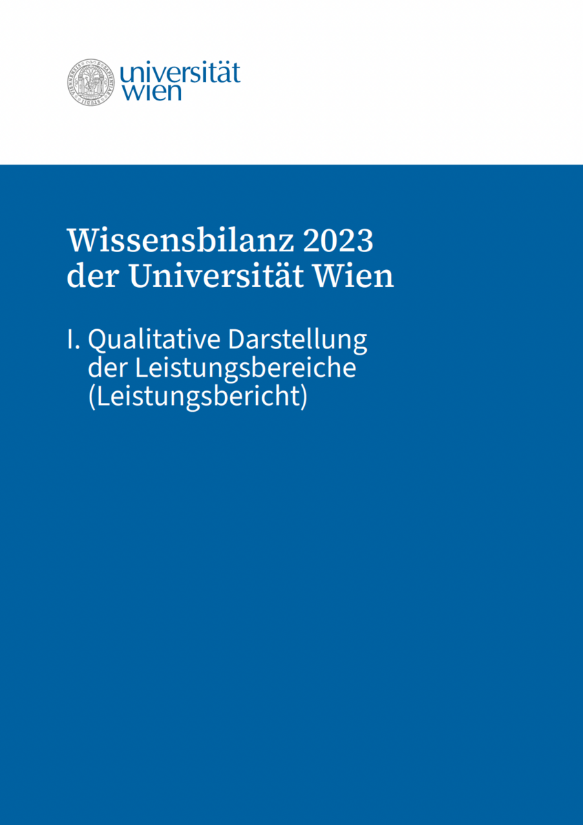 Cover des Leistungsberichts 2023