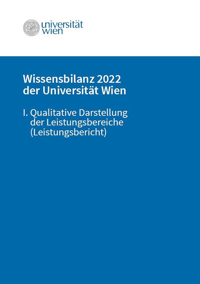 Cover des Leistungsberichts 2022