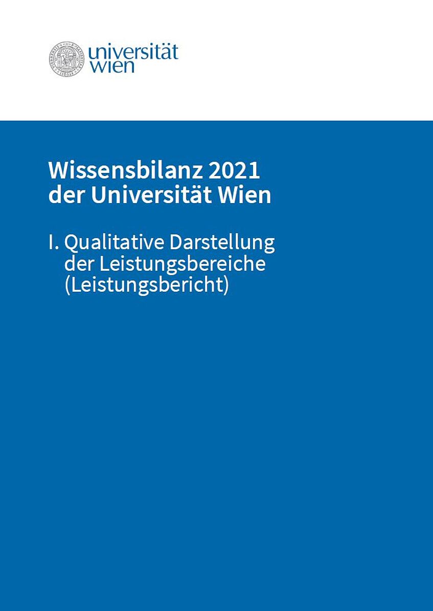 Cover des Leistungsberichts 2021